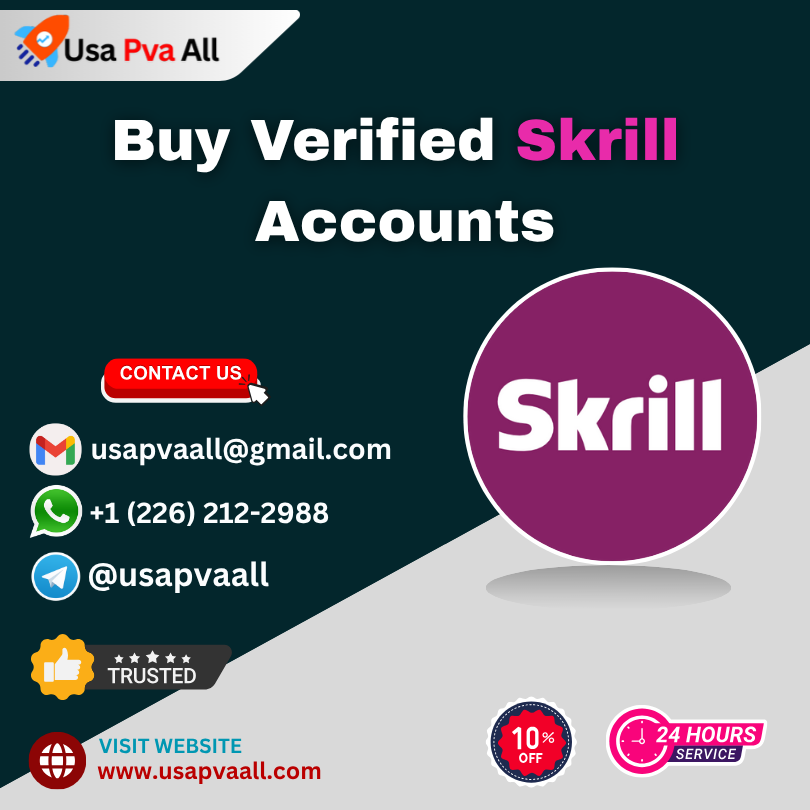 Buy Verified Skrill Accounts